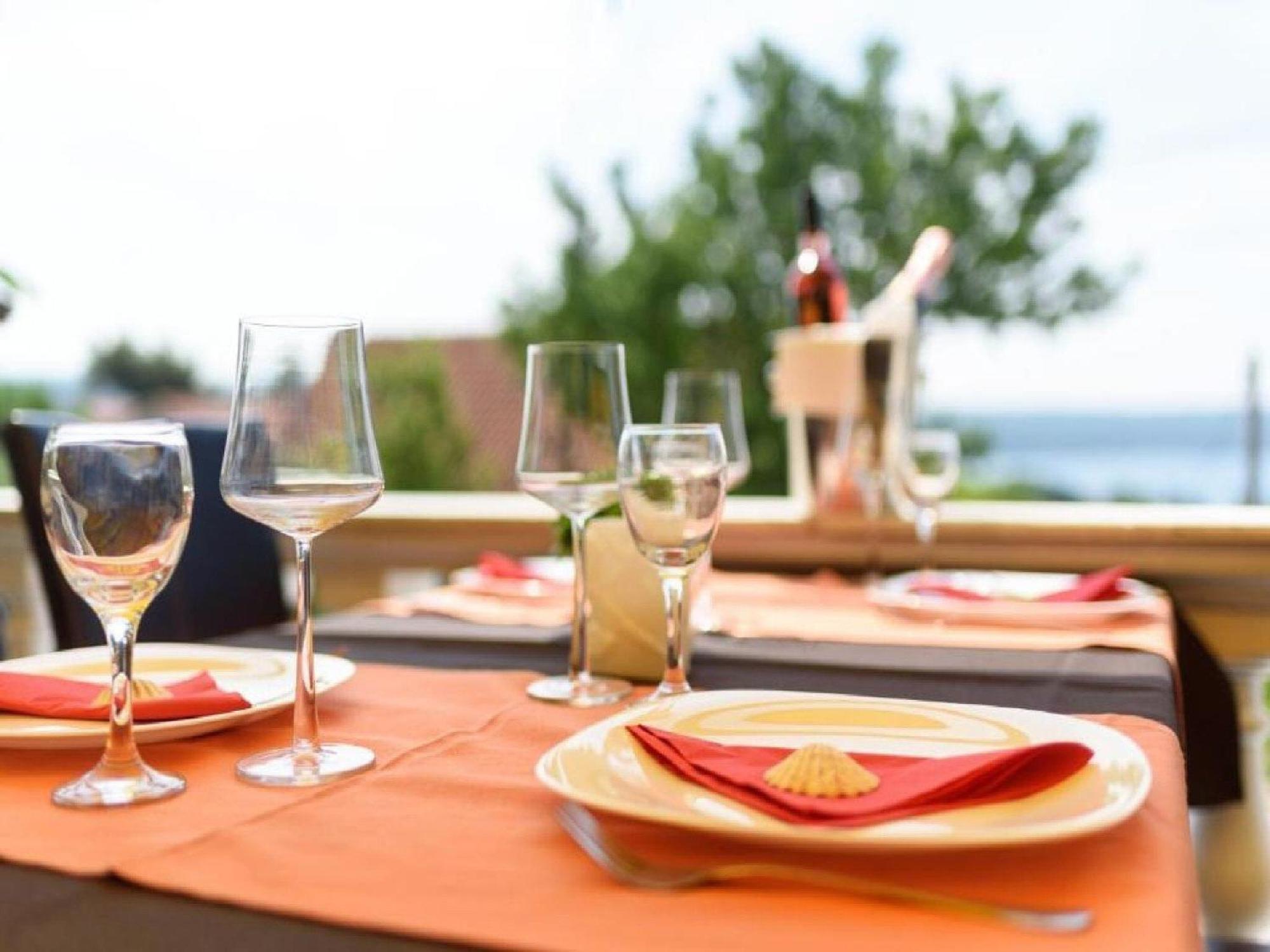 Apartments Milic - One Bedroom Apartment With Sea View And Terrace Gornji Karin Kültér fotó